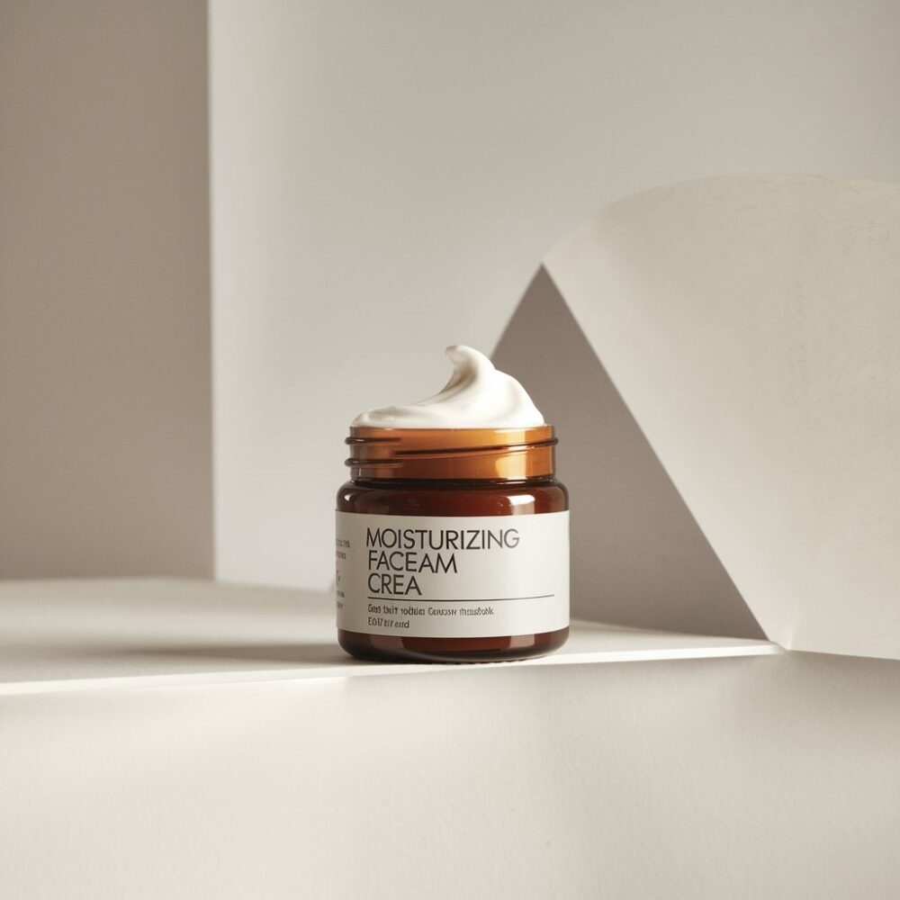 Krem do twarzy w dłoni