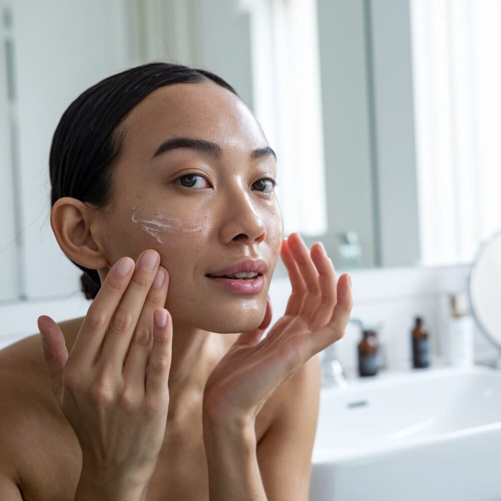 aplikacja serum do twarzy