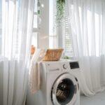 czyste firanki w pralce