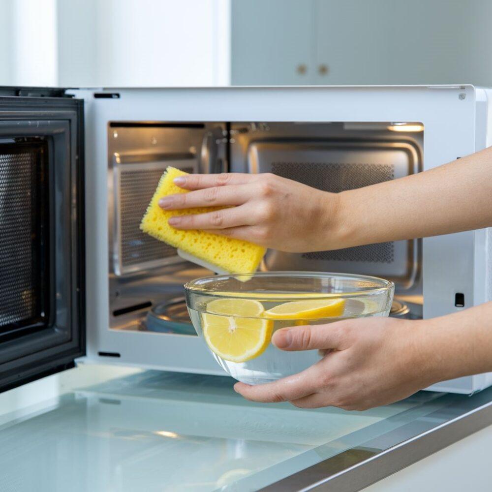 czyszczenie mikrofali