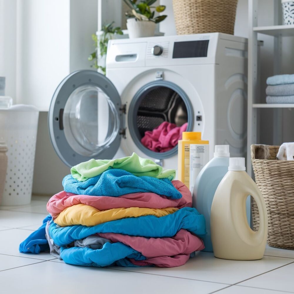 koszula z poliestru przy pralce