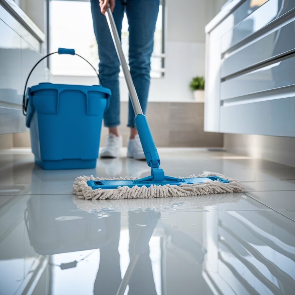 mop na gresie szkliwionym