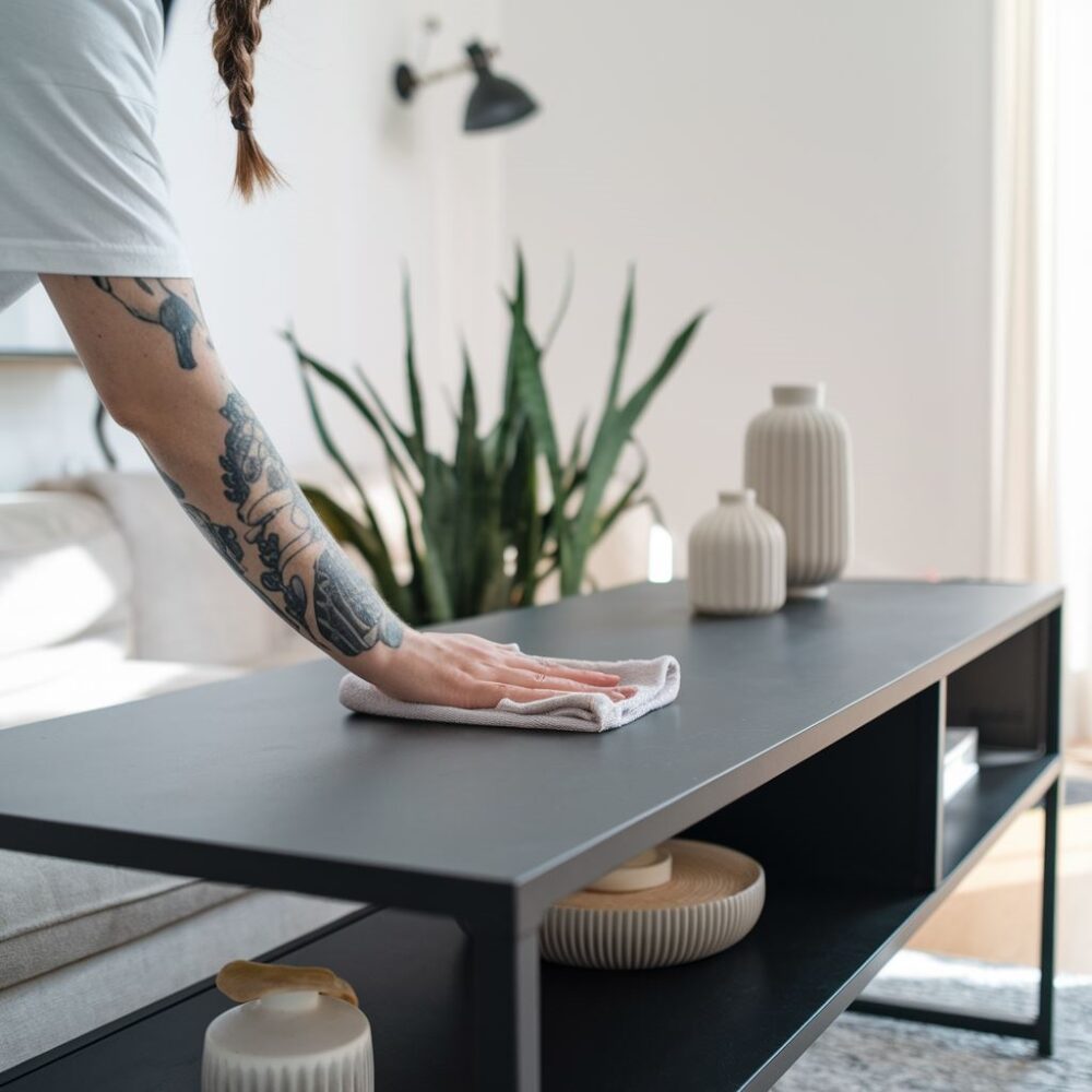 pielęgnacja czarnych powierzchni