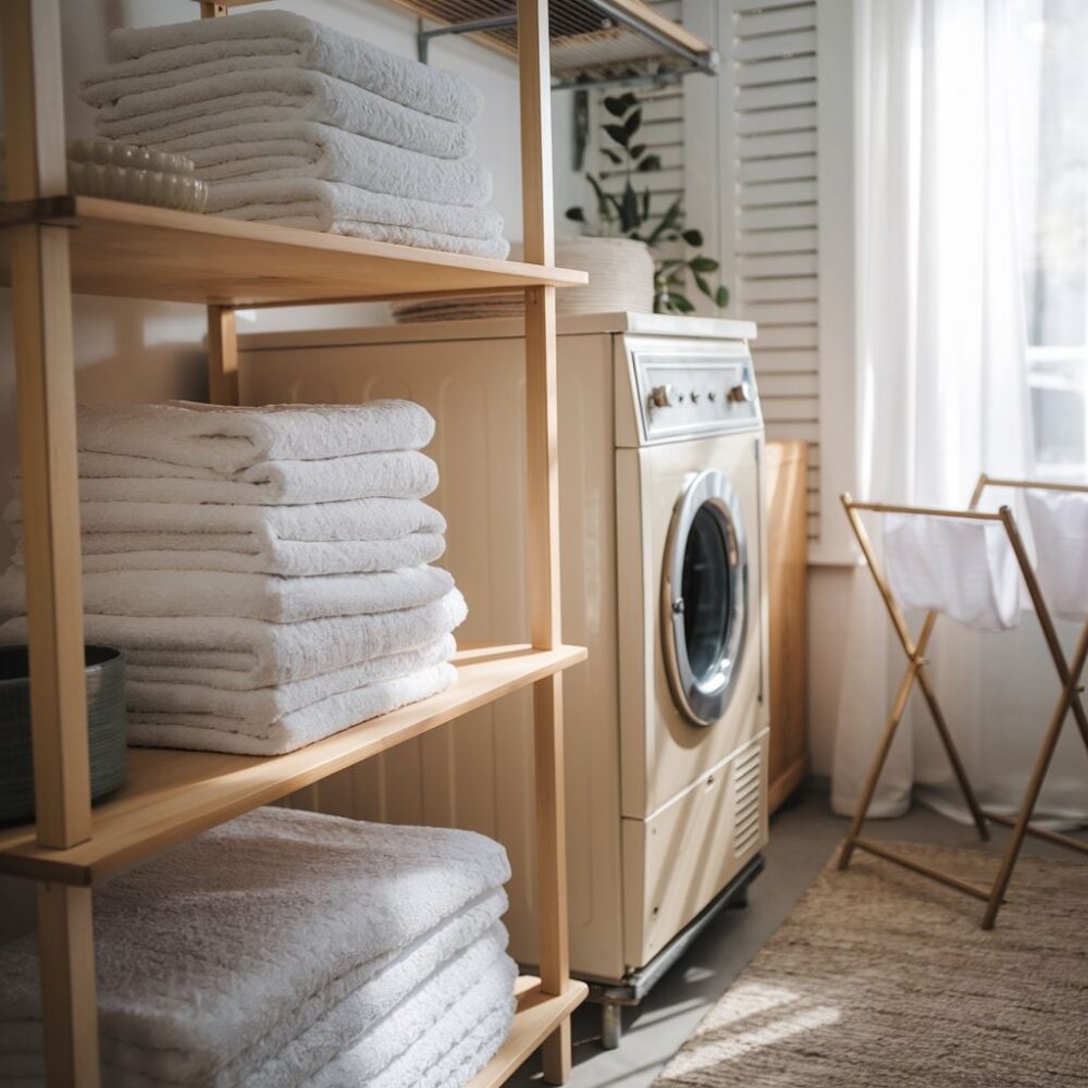 poukładane ręczniki