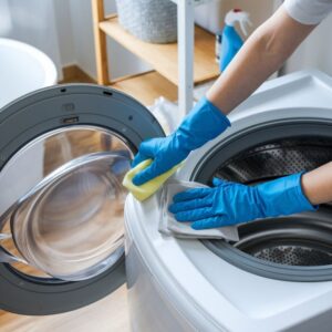 pralka z otwartym wieszakiem