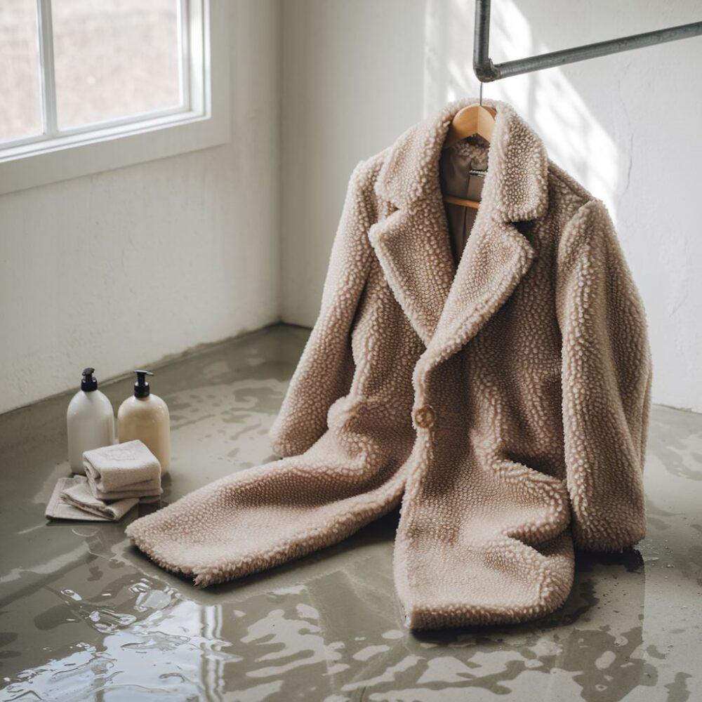 pranie płaszcza z alpaki