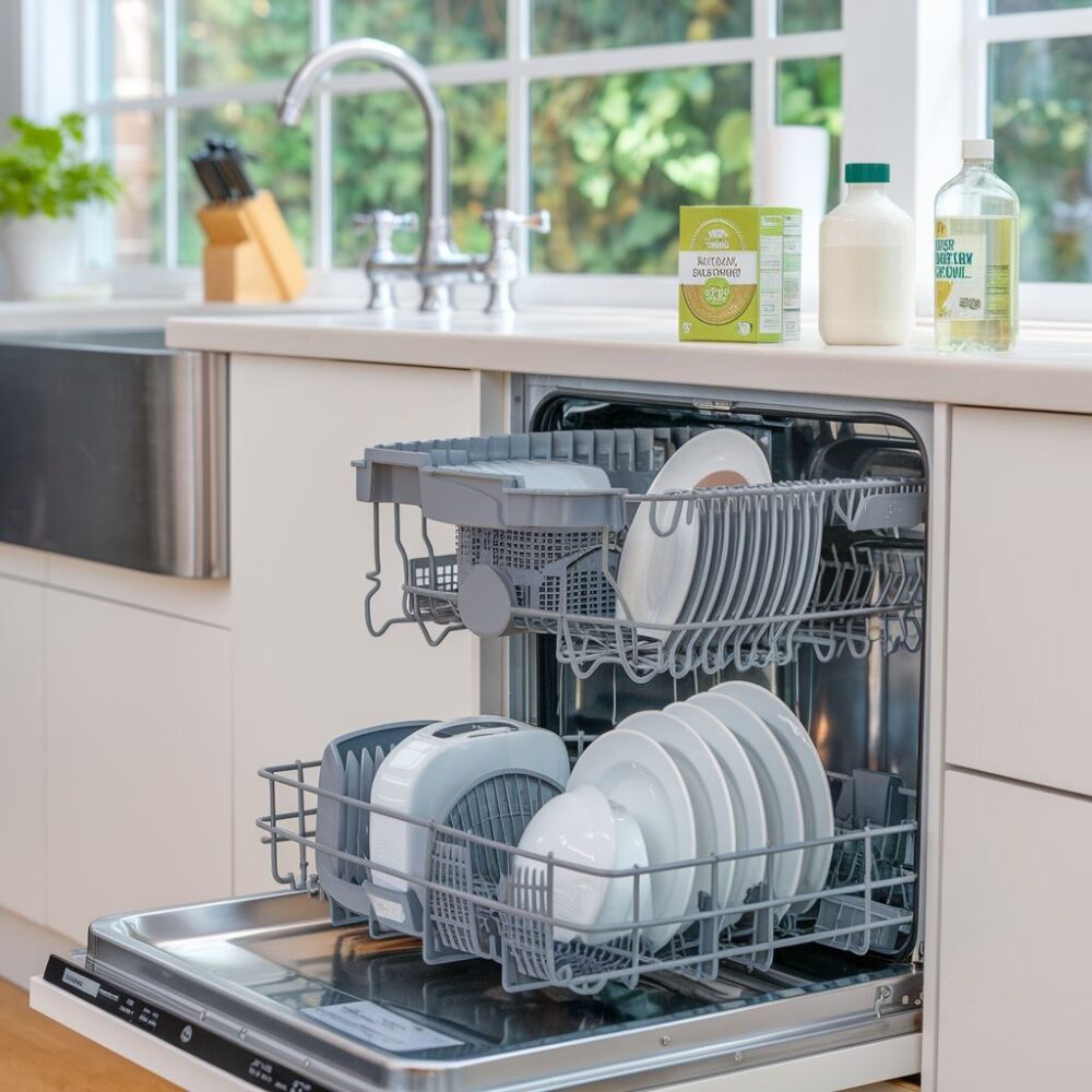 soda i ocet do zmywarki