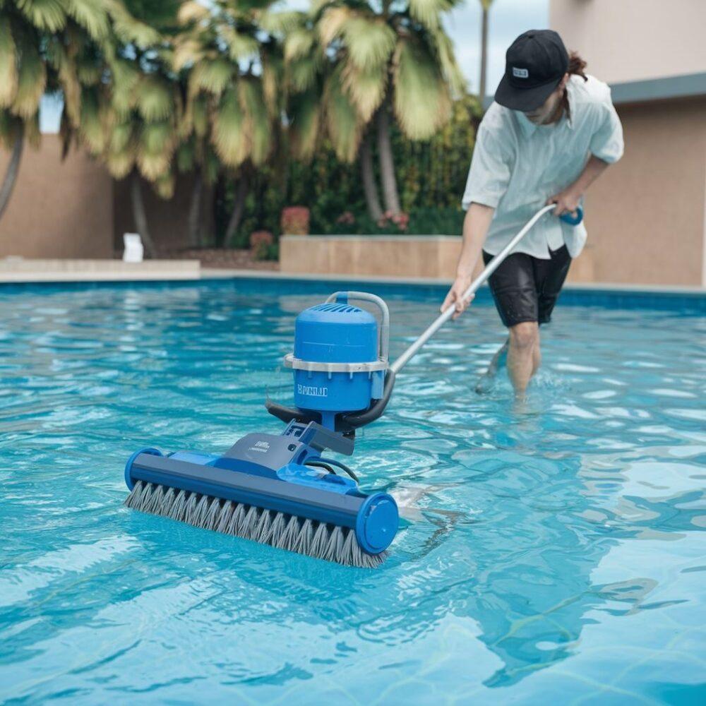 sprzęt do odkurzania basenu