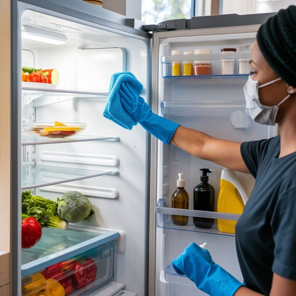 środki do mycia lodówki