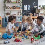 wspólna zabawa dzieci