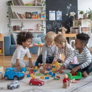 wspólna zabawa dzieci