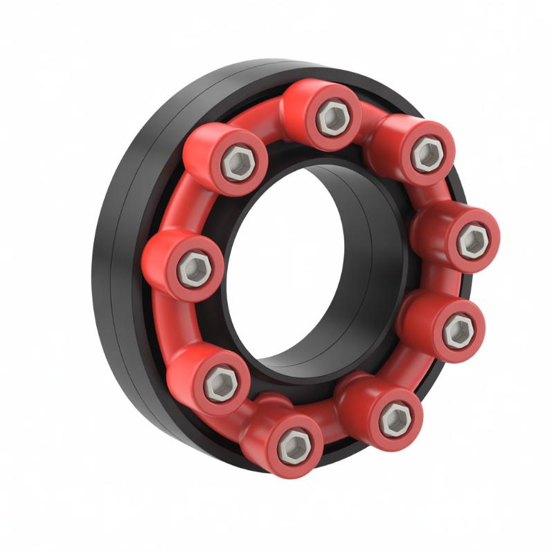 Uszczelnienie łańcuchowe z elementami dociskowymi i śrubami